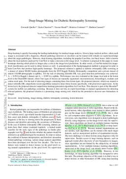 Deep image mining for diabetic retinopathy screening
