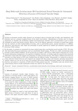 Deep Multi-scale Location-aware 3D Convolutional Neural Networks for
  Automated Detection of Lacunes of Presumed Vascular Origin