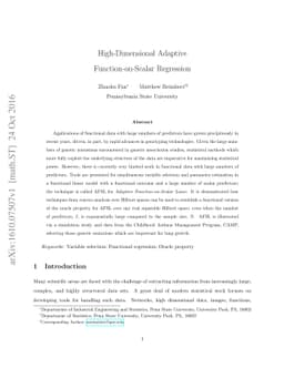 High-Dimensional Adaptive Function-on-Scalar Regression