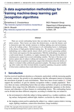 A data augmentation methodology for training machine/deep learning gait
  recognition algorithms
