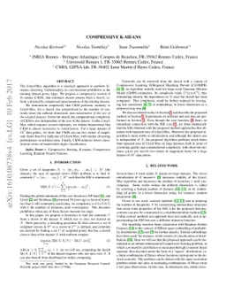Compressive K-means
