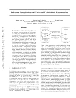 Inference Compilation and Universal Probabilistic Programming
