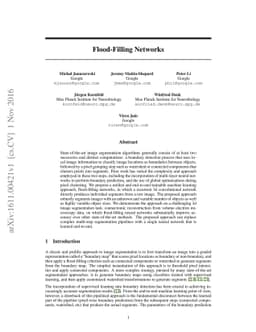 Flood-Filling Networks