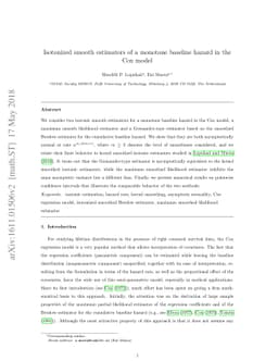 Isotonized smooth estimators of a monotone baseline hazard in the Cox
  model