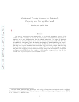 Multiround Private Information Retrieval: Capacity and Storage Overhead
