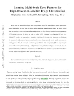 Learning Multi-Scale Deep Features for High-Resolution Satellite Image
  Classification