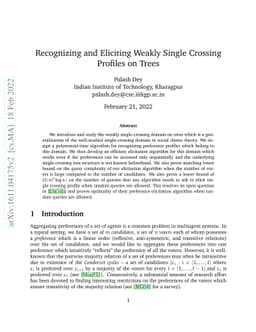 Recognizing and Eliciting Weakly Single Crossing Profiles on Trees