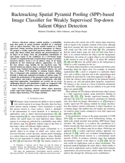 Backtracking Spatial Pyramid Pooling (SPP)-based Image Classifier for
  Weakly Supervised Top-down Salient Object Detection