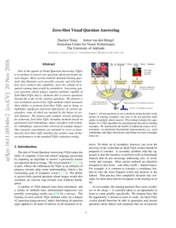 Zero-Shot Visual Question Answering