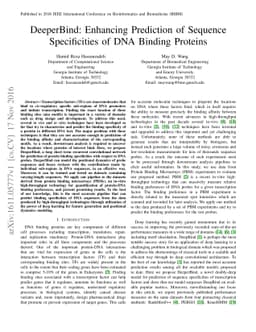 DeeperBind: Enhancing Prediction of Sequence Specificities of DNA
  Binding Proteins