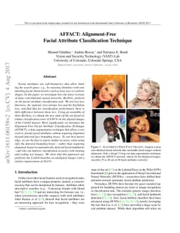 AFFACT - Alignment-Free Facial Attribute Classification Technique
