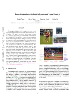 Dense Captioning with Joint Inference and Visual Context