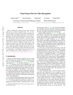 Deep Feature Flow for Video Recognition