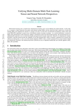 Unifying Multi-Domain Multi-Task Learning: Tensor and Neural Network
  Perspectives