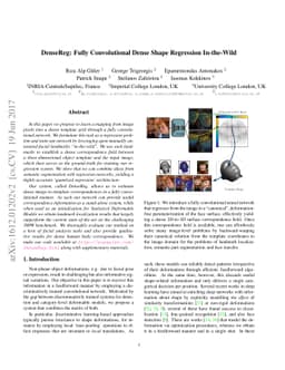 DenseReg: Fully Convolutional Dense Shape Regression In-the-Wild