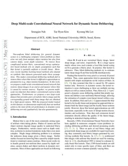 Deep Multi-scale Convolutional Neural Network for Dynamic Scene
  Deblurring