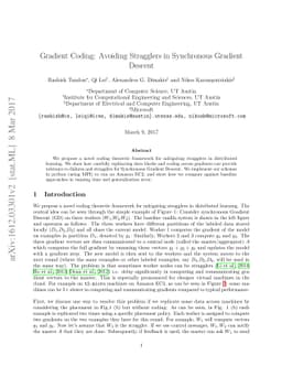 Gradient Coding