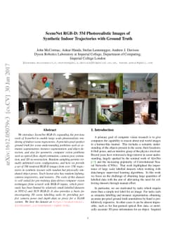 SceneNet RGB-D: 5M Photorealistic Images of Synthetic Indoor
  Trajectories with Ground Truth