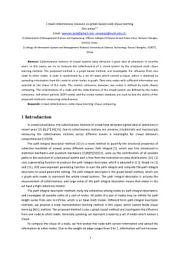 Crowd collectiveness measure via graph-based node clique learning