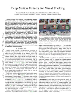 Deep Motion Features for Visual Tracking