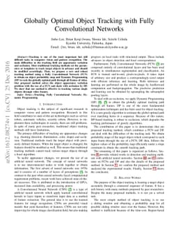 Globally Optimal Object Tracking with Fully Convolutional Networks