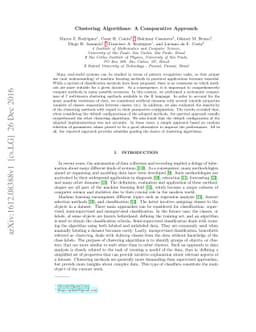 Clustering Algorithms: A Comparative Approach