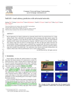 SalGAN: Visual Saliency Prediction with Generative Adversarial Networks