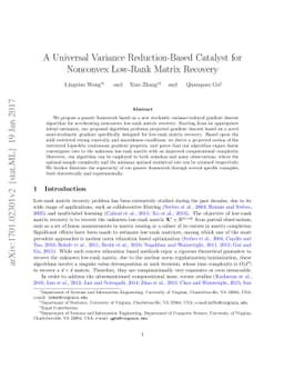 A Universal Variance Reduction-Based Catalyst for Nonconvex Low-Rank
  Matrix Recovery