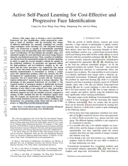 Active Self-Paced Learning for Cost-Effective and Progressive Face
  Identification