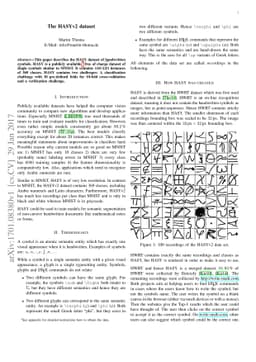 The HASYv2 dataset