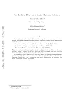 On the Local Structure of Stable Clustering Instances