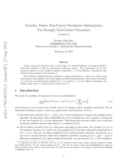 Natasha: Faster Non-Convex Stochastic Optimization Via Strongly
  Non-Convex Parameter