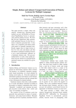Q-WordNet PPV: Simple, Robust and (almost) Unsupervised Generation of
  Polarity Lexicons for Multiple Languages