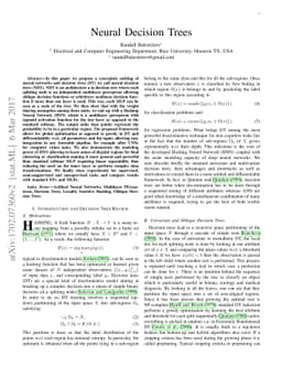 Neural Decision Trees