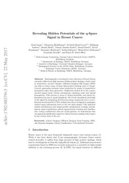 Revealing Hidden Potentials of the q-Space Signal in Breast Cancer