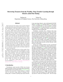 Borrowing Treasures from the Wealthy: Deep Transfer Learning through
  Selective Joint Fine-tuning
