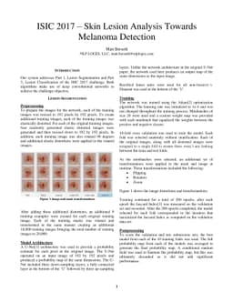 ISIC 2017 - Skin Lesion Analysis Towards Melanoma Detection