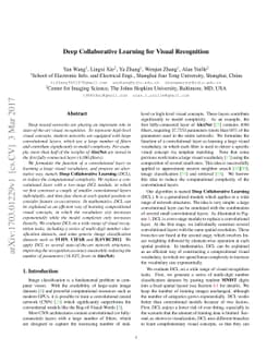 Deep Collaborative Learning for Visual Recognition