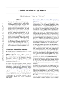 Axiomatic Attribution for Deep Networks