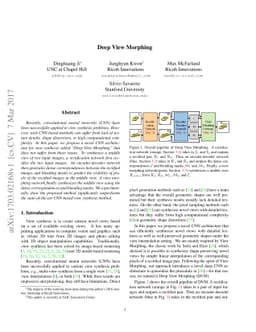 Deep View Morphing