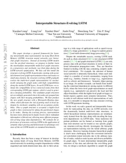 Interpretable Structure-Evolving LSTM