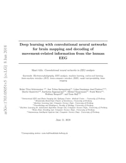 Deep learning with convolutional neural networks for EEG decoding and
  visualization