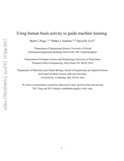 Using Human Brain Activity to Guide Machine Learning