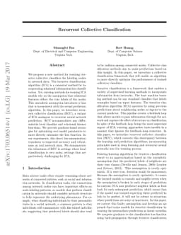 Recurrent Collective Classification