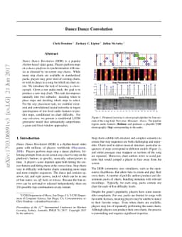 Dance Dance Convolution