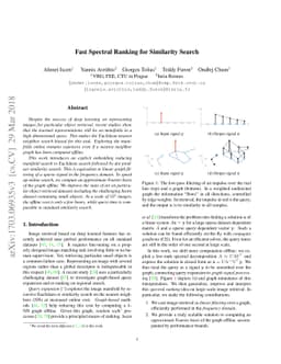 Fast Spectral Ranking for Similarity Search