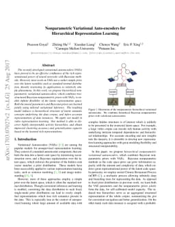 Nonparametric Variational Auto-encoders for Hierarchical Representation
  Learning