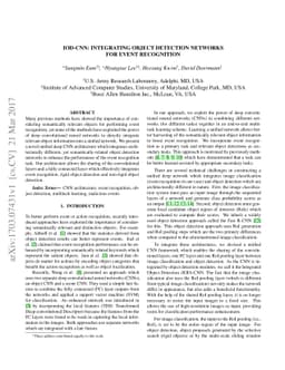 IOD-CNN: Integrating Object Detection Networks for Event Recognition