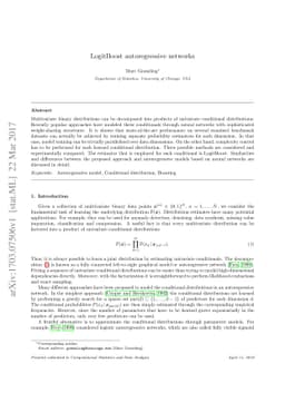 LogitBoost autoregressive networks