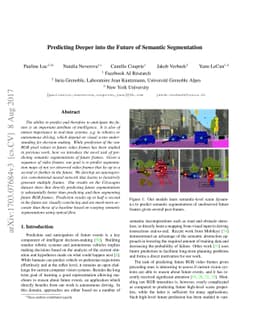 Predicting Deeper into the Future of Semantic Segmentation